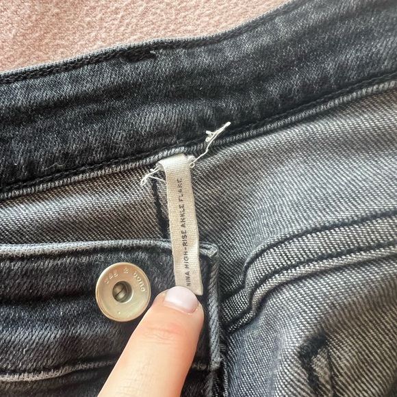 Women's Dark Gray Jeans - Picture 3 of 4